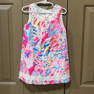 Girls 4T, Lilly Pulitzer fabric, seamstress made